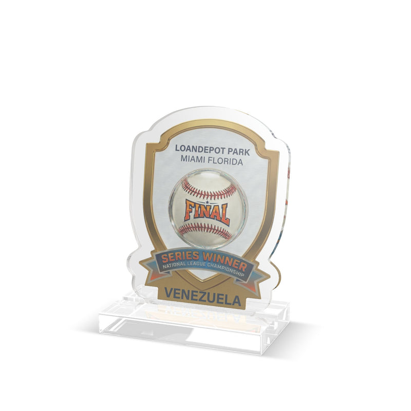 Figura Acrílica Personalizada | Soporte Decorativo de Escritorio | Regalo para Fanáticos del Béisbol | Acrylic Standee Premium
