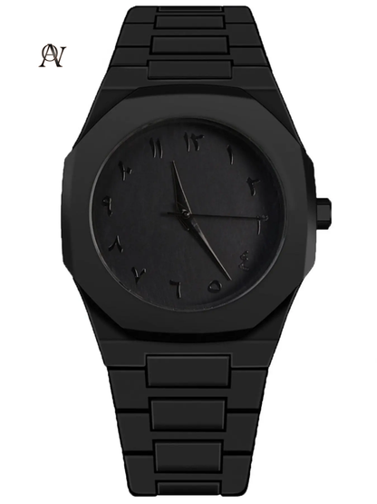 New high-end quartz watch for men, wristwatch with Arabic numerals, simple, fashionable-elegant and stylish