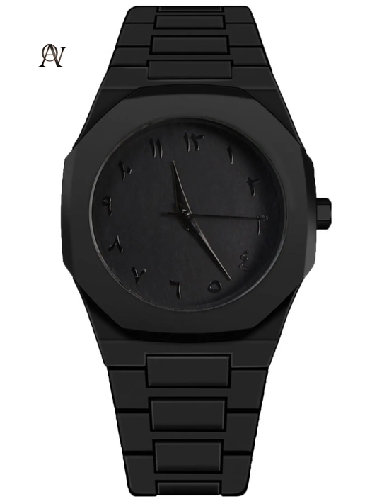 New high-end quartz watch for men, wristwatch with Arabic numerals, simple, fashionable-elegant and stylish