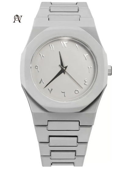 New high-end quartz watch for men, wristwatch with Arabic numerals, simple, fashionable-elegant and stylish