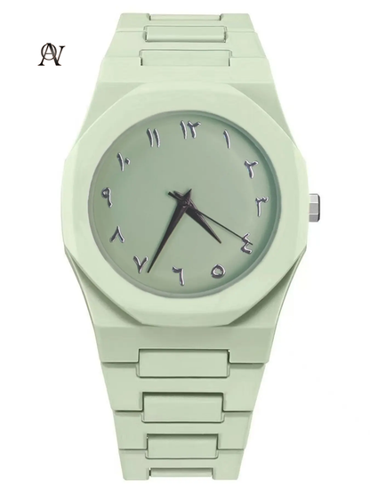 New high-end quartz watch for men, wristwatch with Arabic numerals, simple, fashionable-elegant and stylish