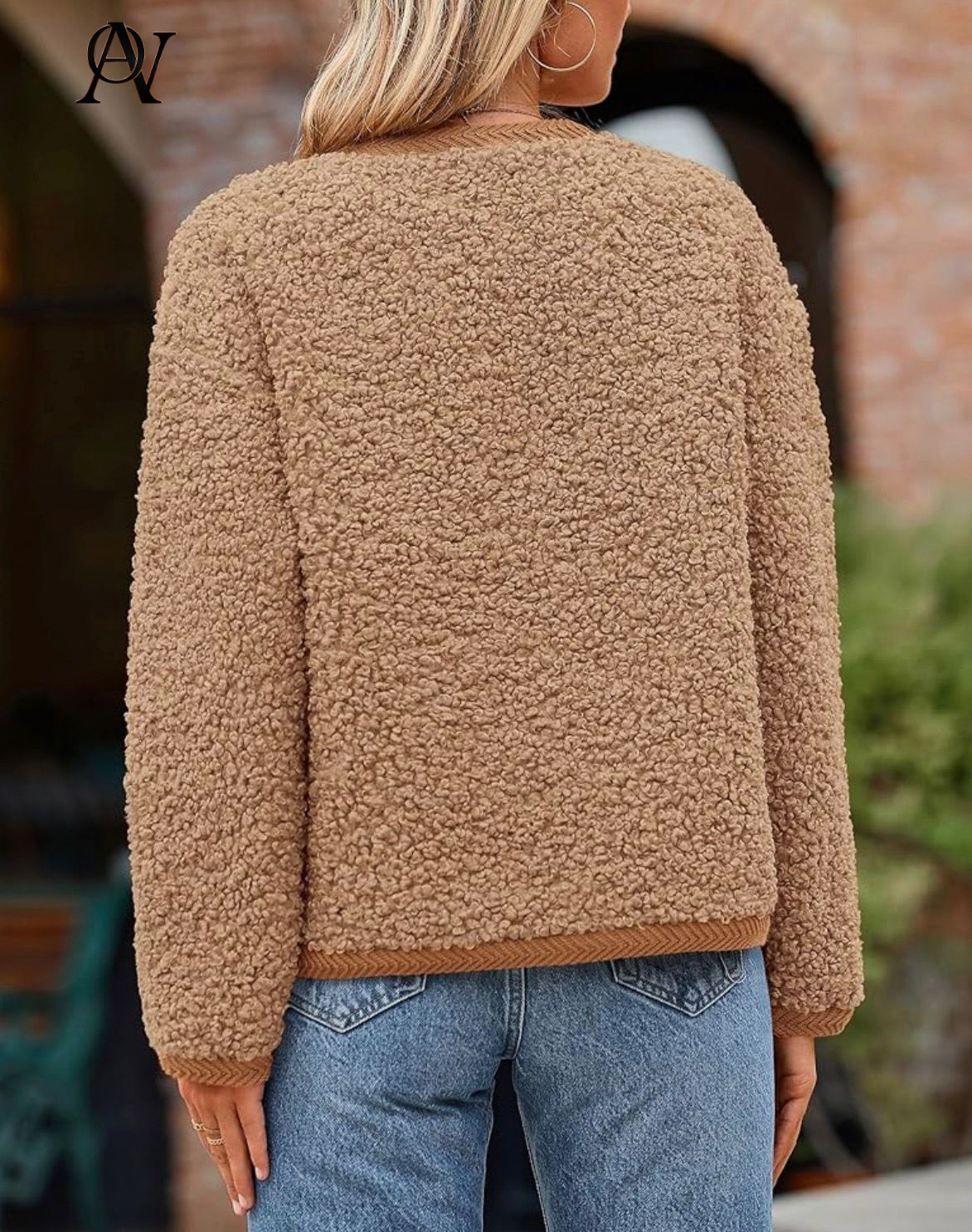 Chaqueta Teddy Elegance para Mujer – Suavidad, Estilo y Calidez en un Diseño Chic