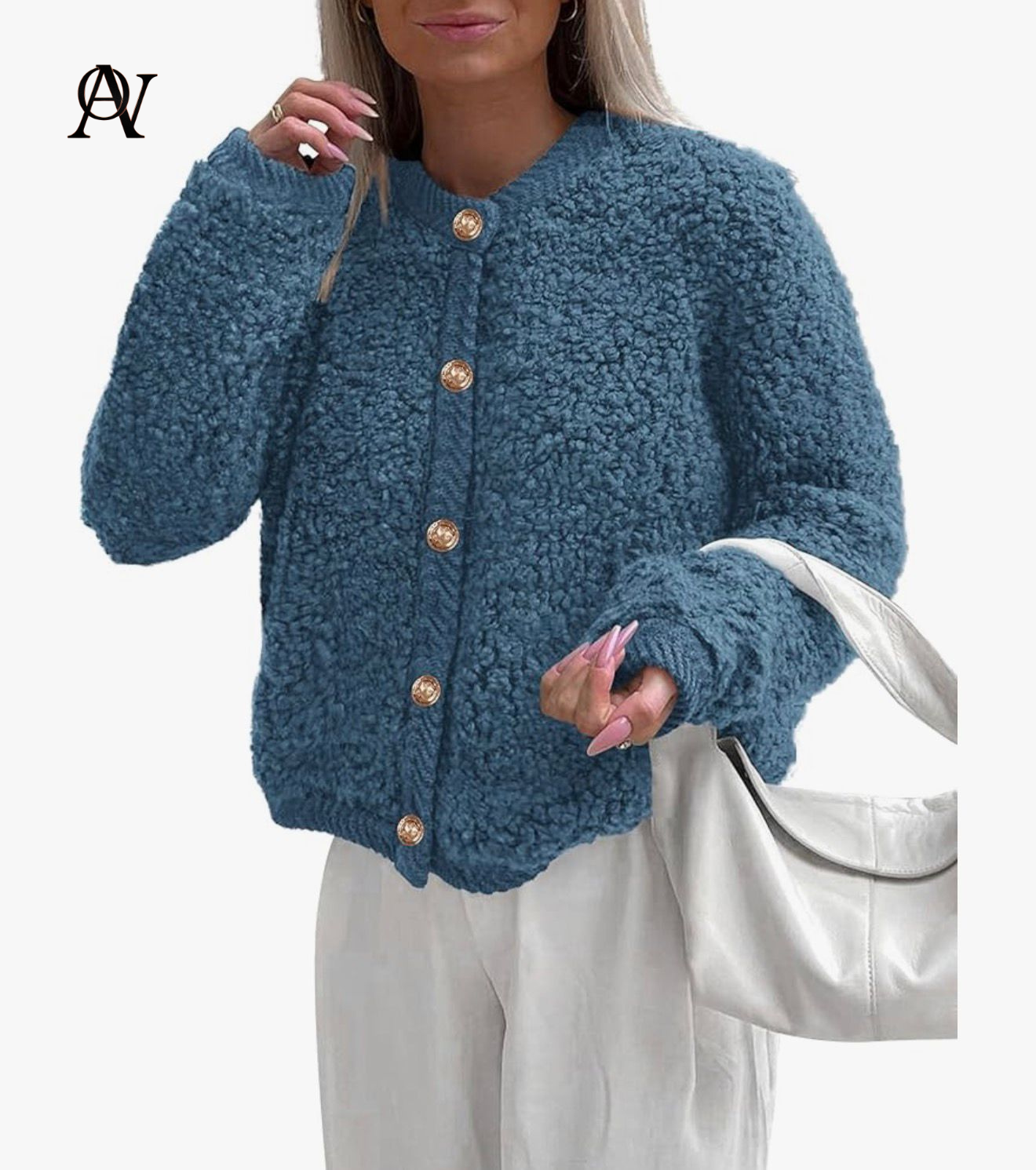 Chaqueta Teddy Elegance para Mujer – Suavidad, Estilo y Calidez en un Diseño Chic