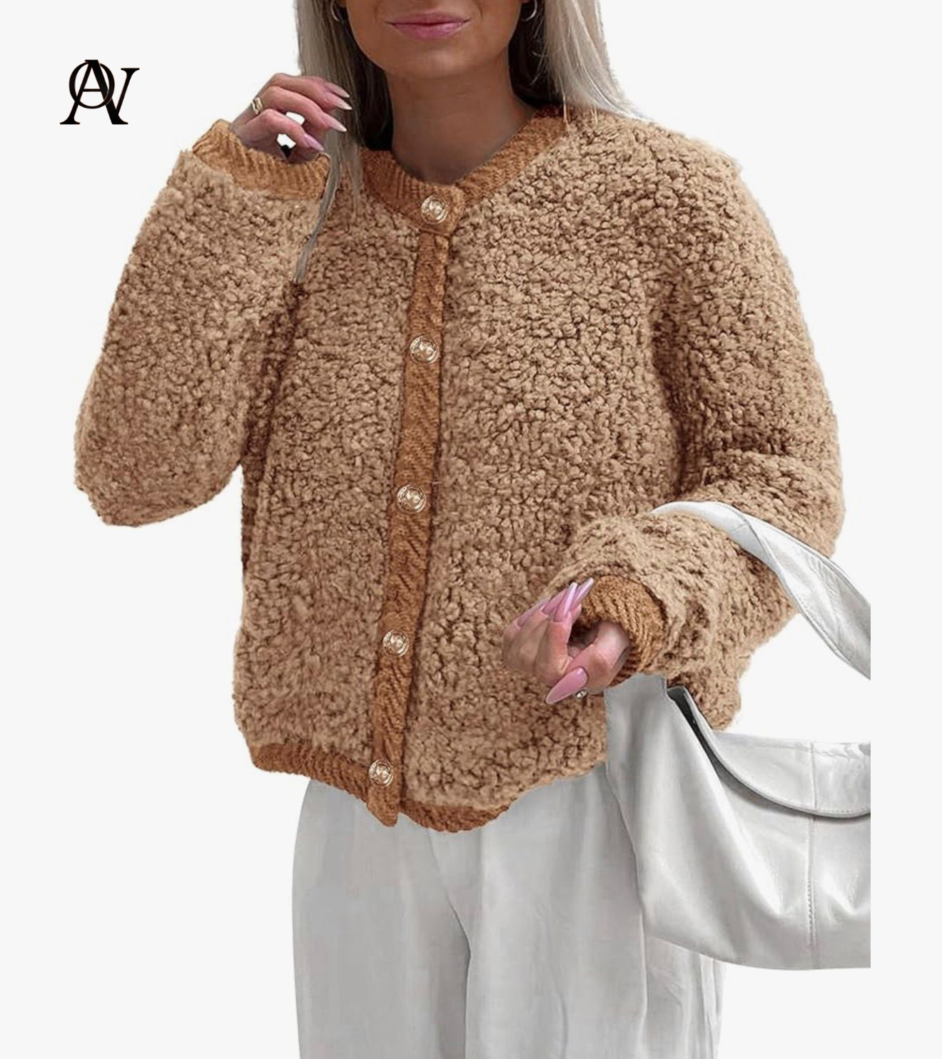 Chaqueta Teddy Elegance para Mujer – Suavidad, Estilo y Calidez en un Diseño Chic