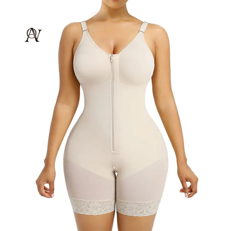 Women’S YIANNA Fajas Colombianas Shapewear Tummy Control Butt Lifter Shaper with Zipper Crotch Detachable Shoulder Strap Springstatements