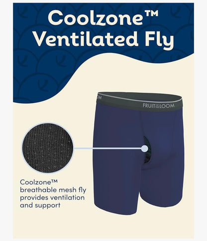 Boxers Coolzone™ Transpirables – Máxima Frescura y comodidad  (Pack)6